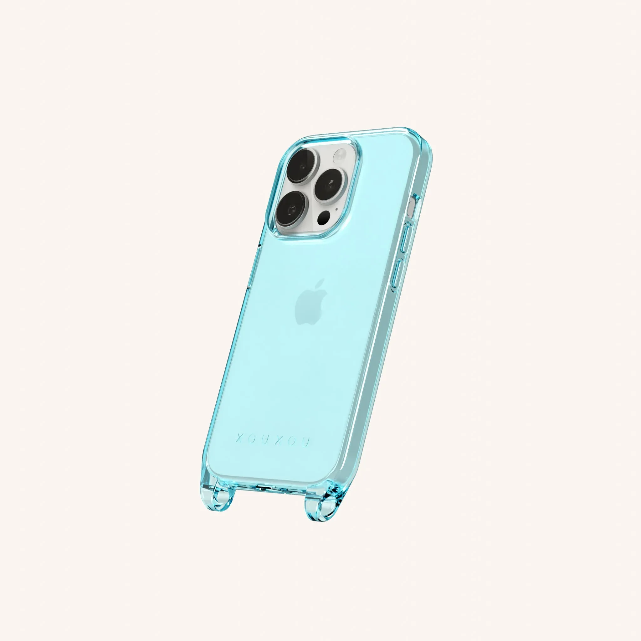 Phone Case with Eyelets in Pool Clear