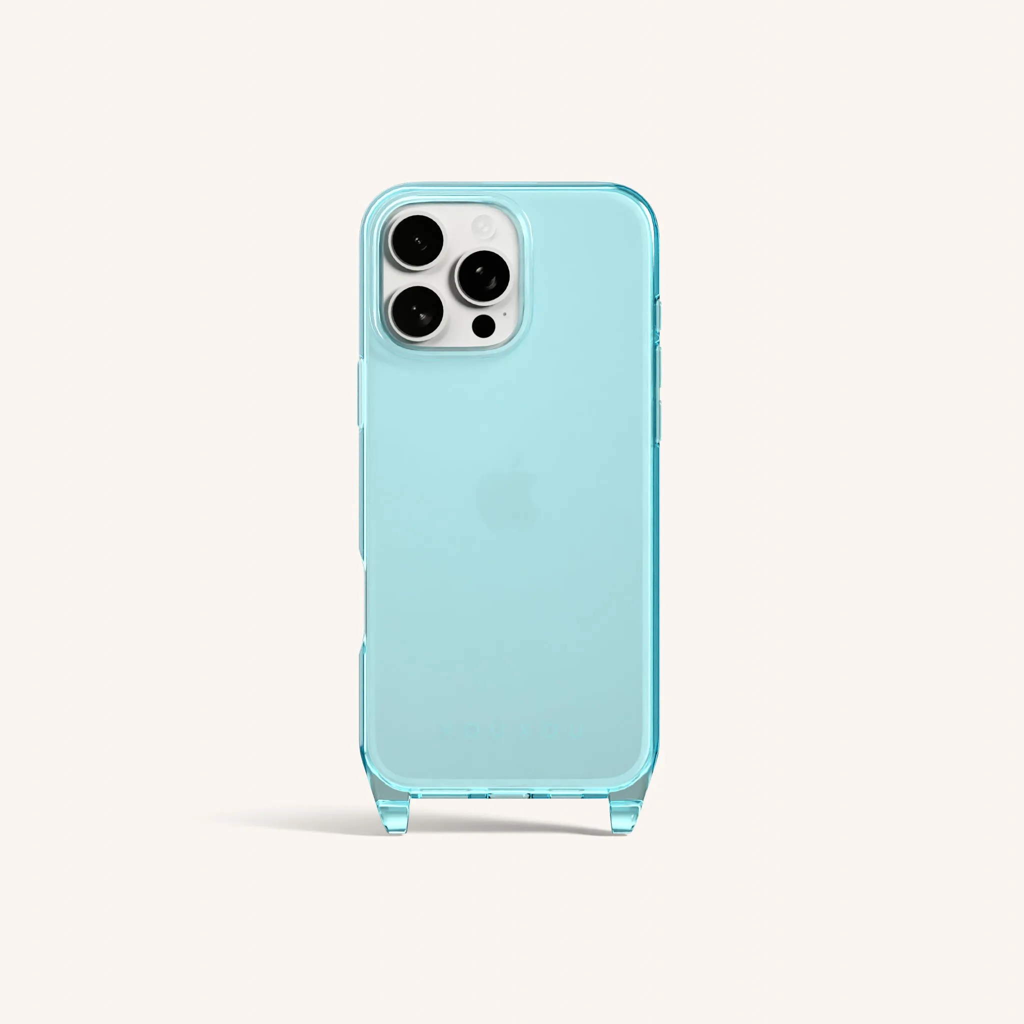 Phone Case with Eyelets in Pool Clear