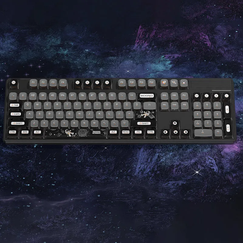 PIIFOX Space ASA Profile Pudding Keycap Set 117 Keys