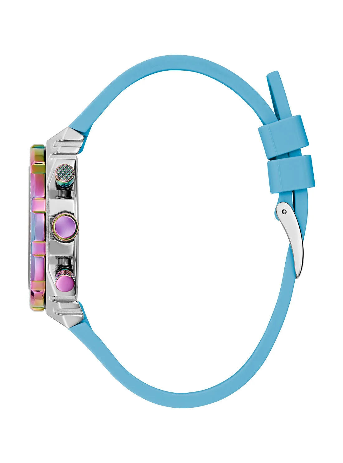 Pink Turquoise Fusion Silicone Watch