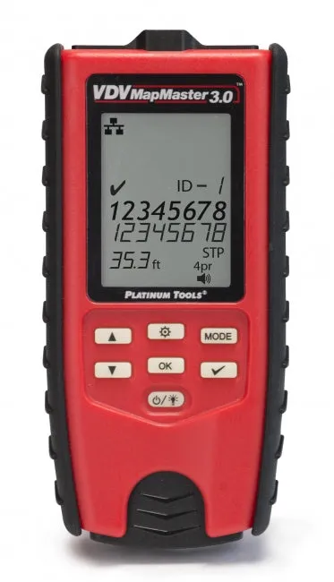 Platinum Tools T130K5 VDV MapMaster 3.0 Cable Tester Field Kit Network and Coax