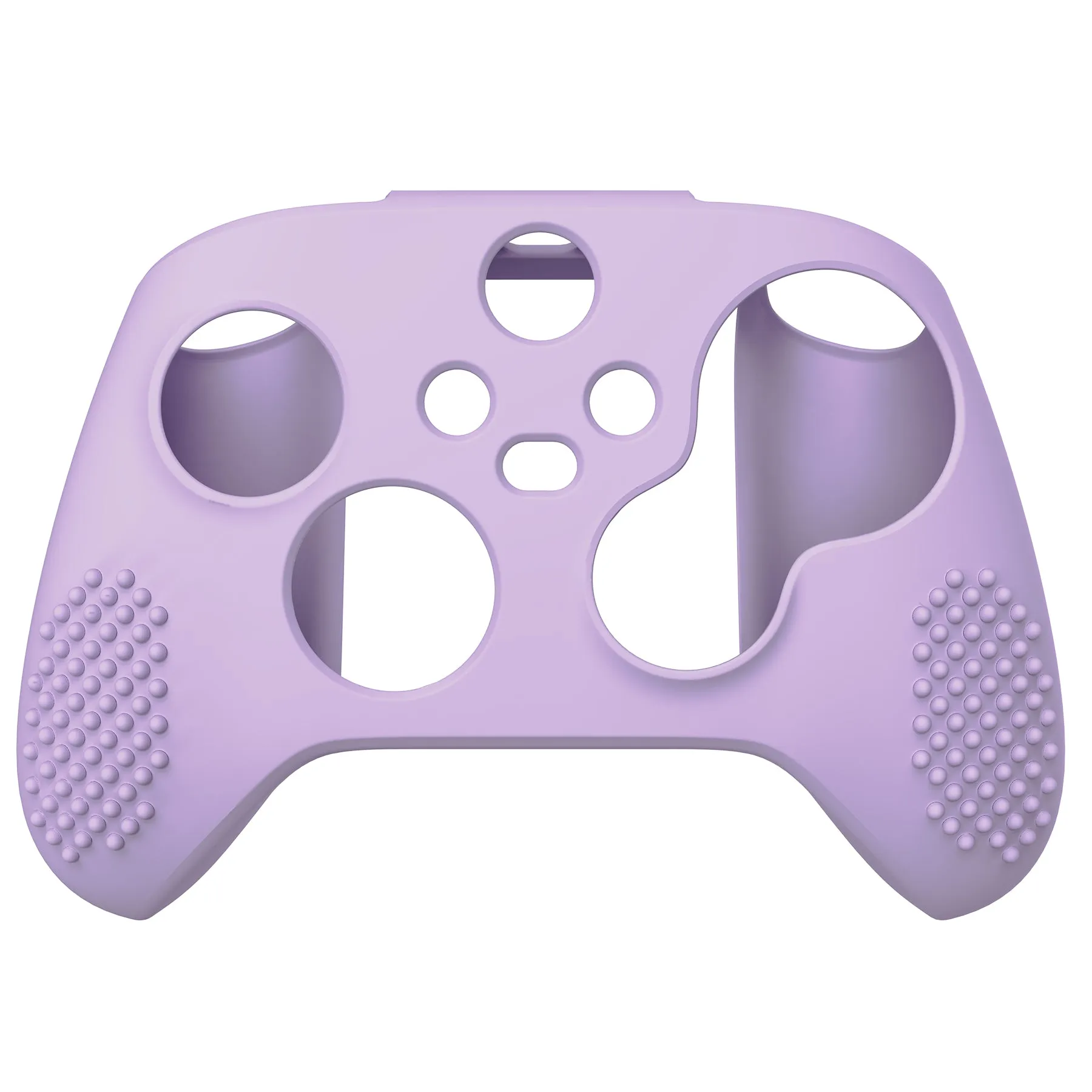 PlayVital Mauve Purple 3D Studded Edition Anti-slip Silicone Cover Skin for Xbox Series X Controller, Soft Rubber Case Protector for Xbox Series S Controller with 6 Black Thumb Grip Caps - SDX3009