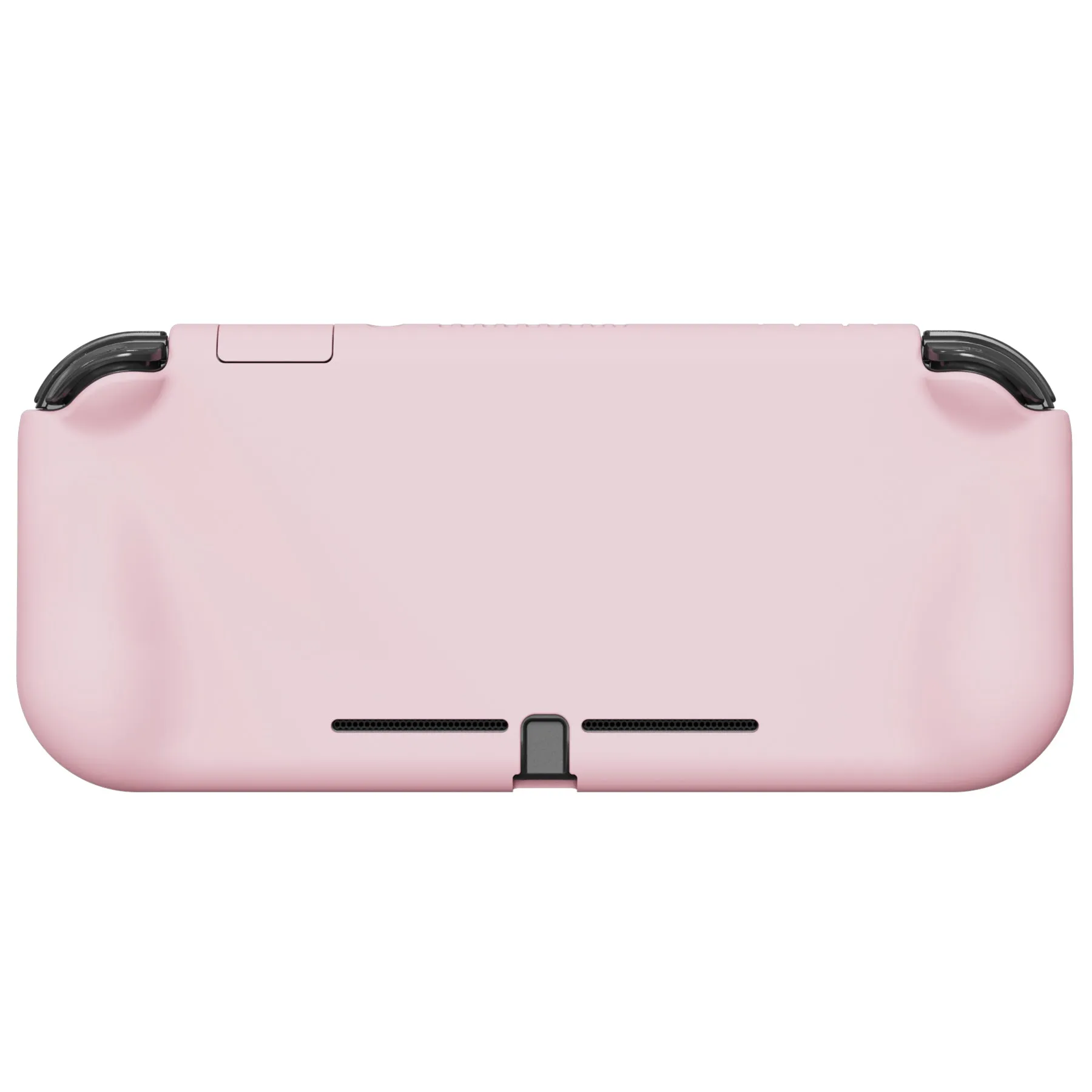 PlayVital ZealProtect Protective Case for Nintendo Switch Lite, Hard Shell Ergonomic Grip Cover for Nintendo Switch Lite with Screen Protector & Thumb Grip Caps & Button Caps - Cherry Blossoms Pink - PSLYP3001