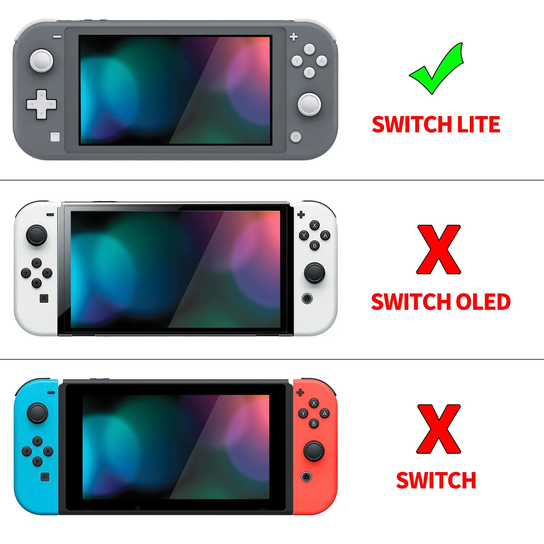 PlayVital ZealProtect Protective Case for Nintendo Switch Lite, Hard Shell Ergonomic Grip Cover for Switch Lite w/Screen Protector & Thumb Grip Caps & Button Caps - Celestial Serpent's Embrace - PSLYR006