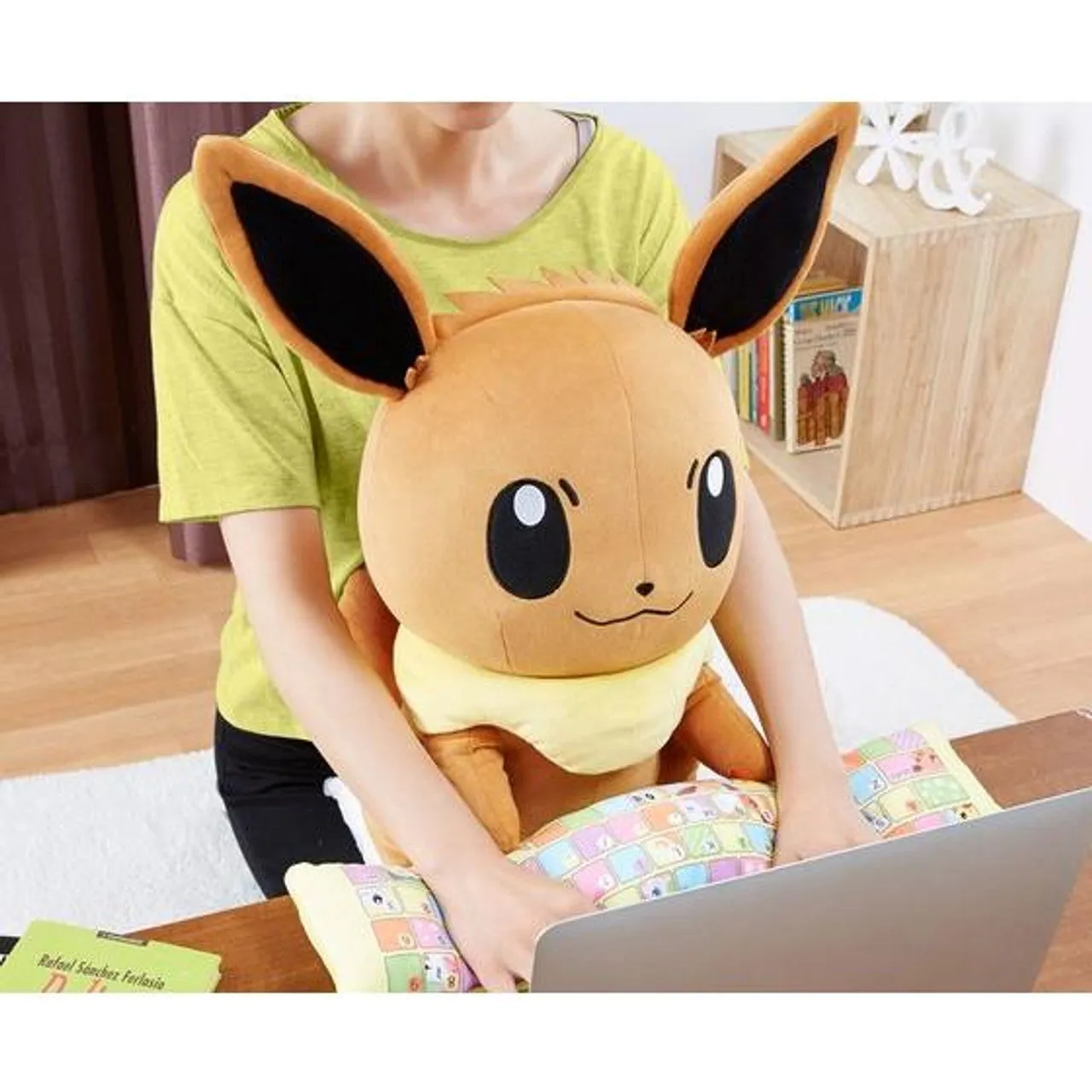 Pokemon Plush Eevee Ver 1 PC Cushion Pokemon Center