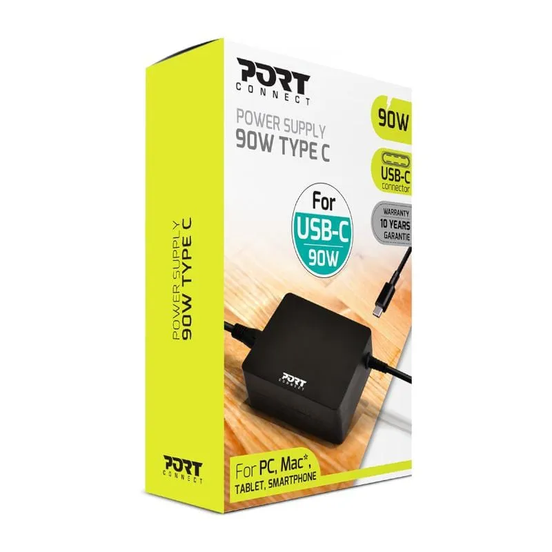 Port Connect 90W USB-C Notebook Adapter - 900098