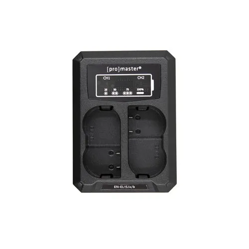 Promaster Dually Charger - USB for Nikon EN-EL15(a-b)