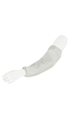 Protective Sleeve - DuPont ProShield® 50 24" Long, Elastic at Both Ends, Serged Seams, White (Case of 200) NB500S