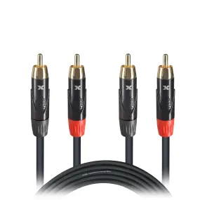 ProX XC-DRCA3 3' Ft. High Performance RCA Male to RCA Male Balanced Audio Cable