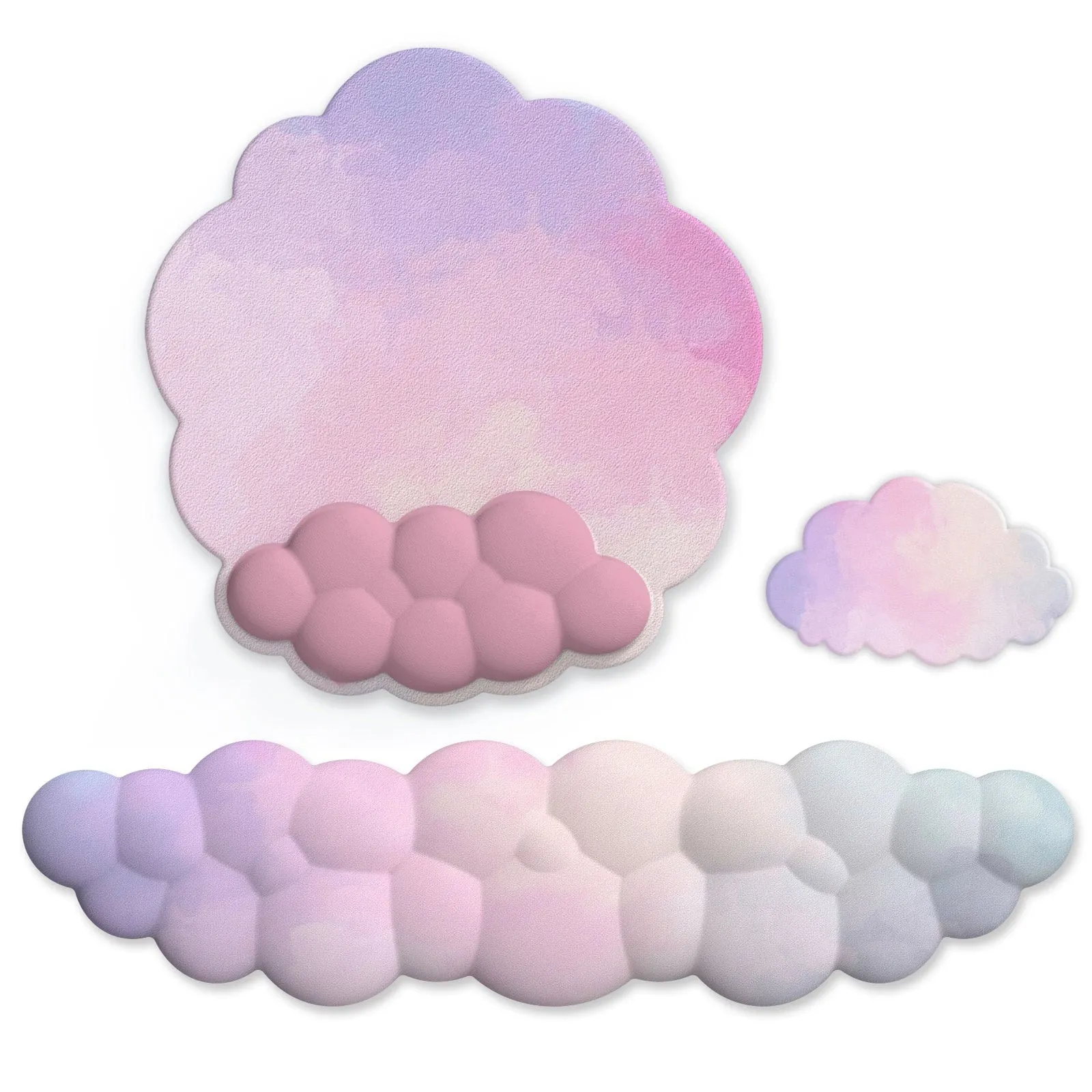 Puffy Cloud Pastel Wrist Rest