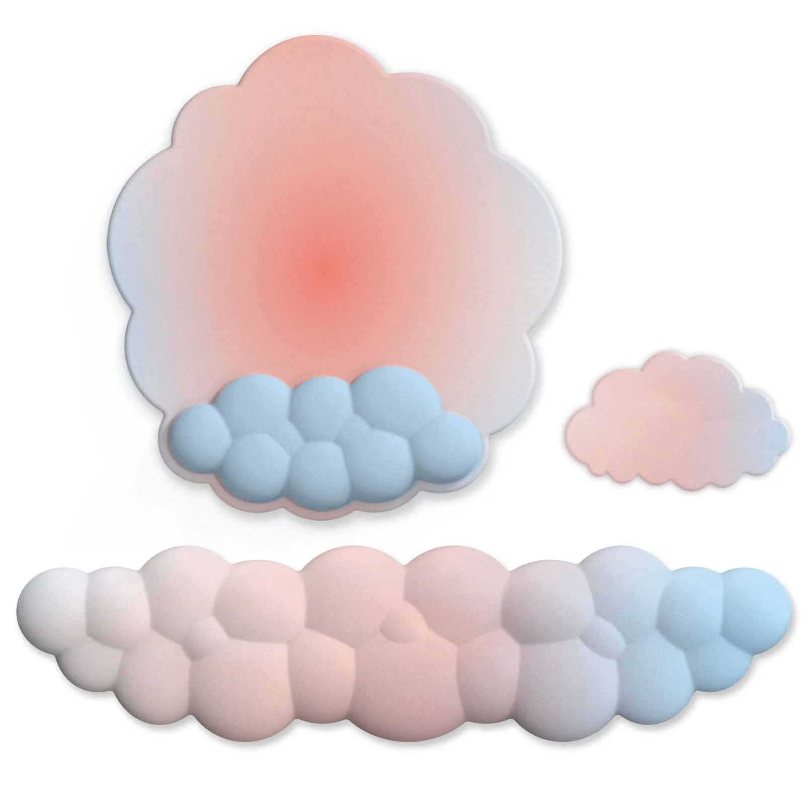 Puffy Cloud Pastel Wrist Rest