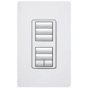 RadioRA 2 Wall-mount Designer Keypads (Dual group with 1 Raise/Lower)