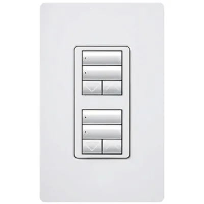 RadioRA 2 Wall-mount Designer Keypads (Dual group with 2 Raise/Lower)