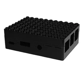 Raspberry Pi 2, 3, 3B  Blox Case - Black