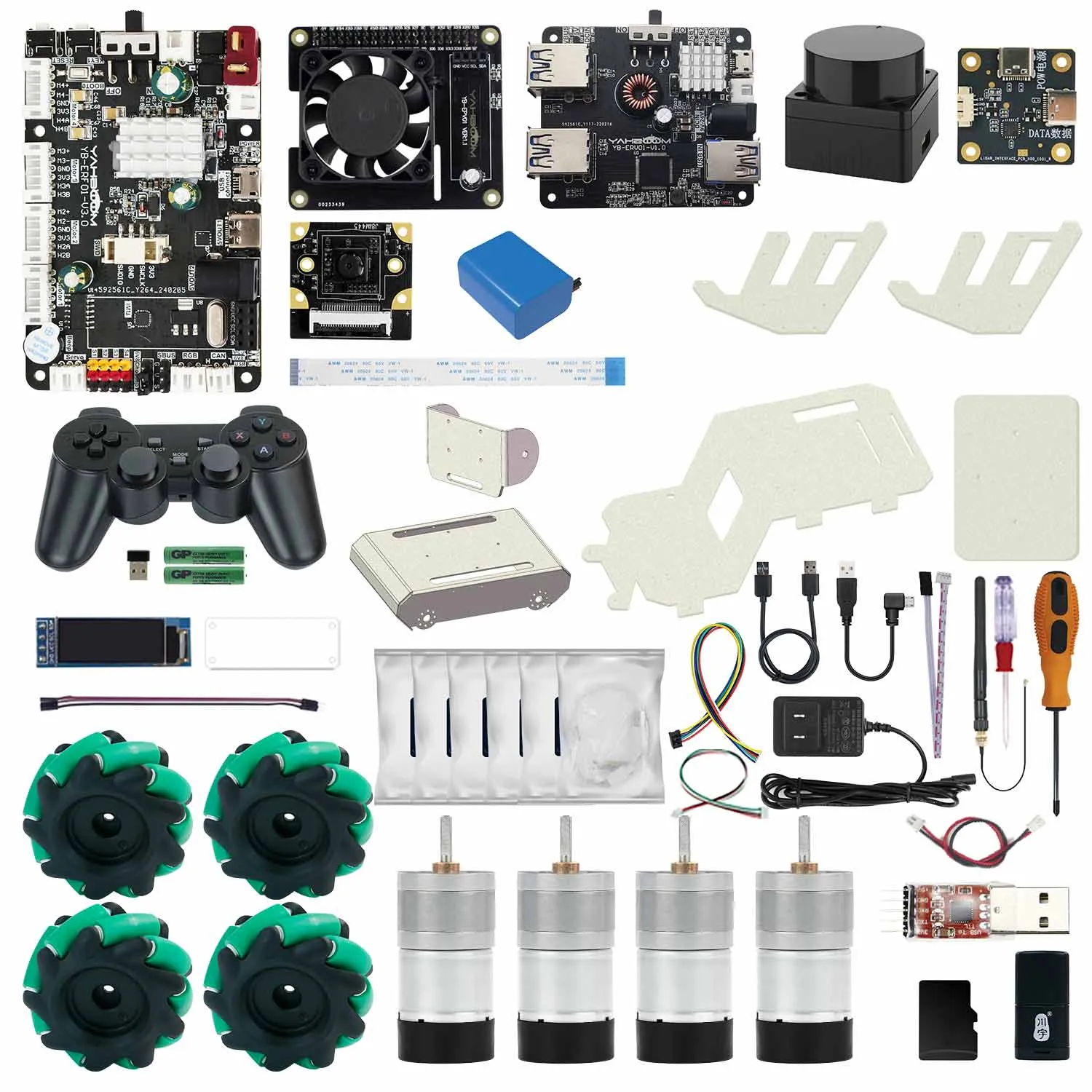 RDK X3 ROS2 Robot Car with Mecanum Wheel