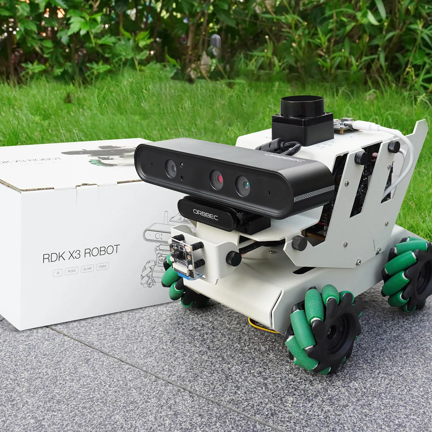 RDK X3 ROS2 Robot Car with Mecanum Wheel