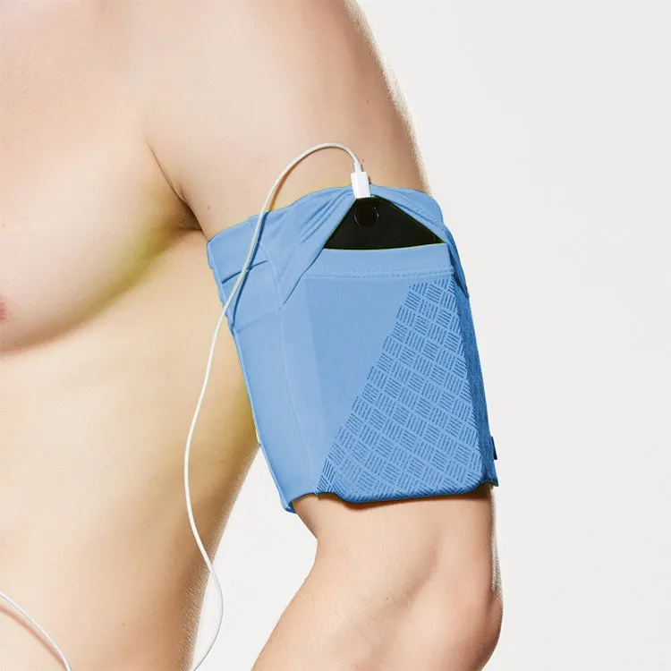 Reflective Motion Arm Bag Close Mobile Phone Bag, Size:S(Blue)