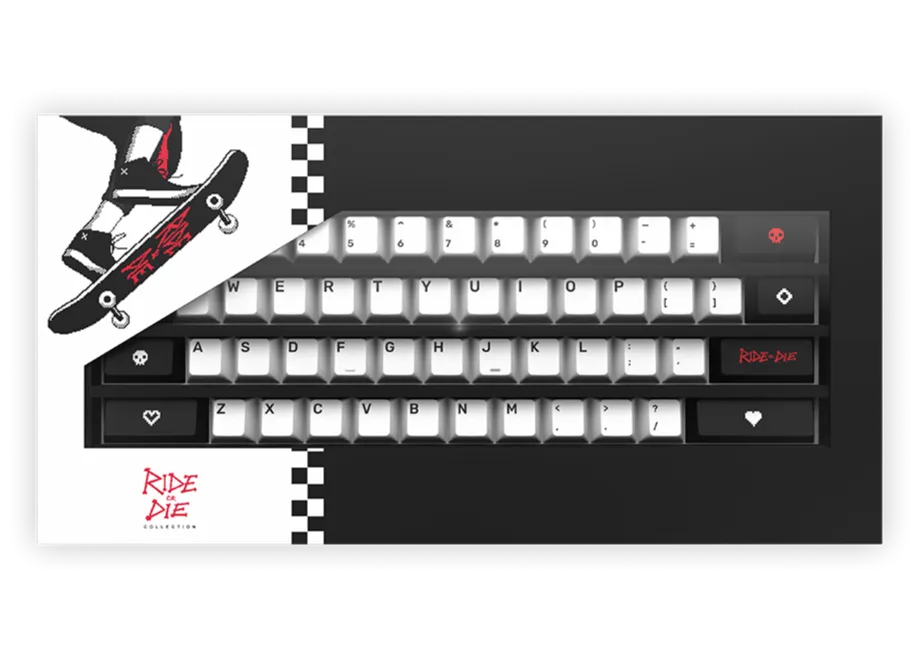 Ride or Die - PBT Full Size Keycap Set