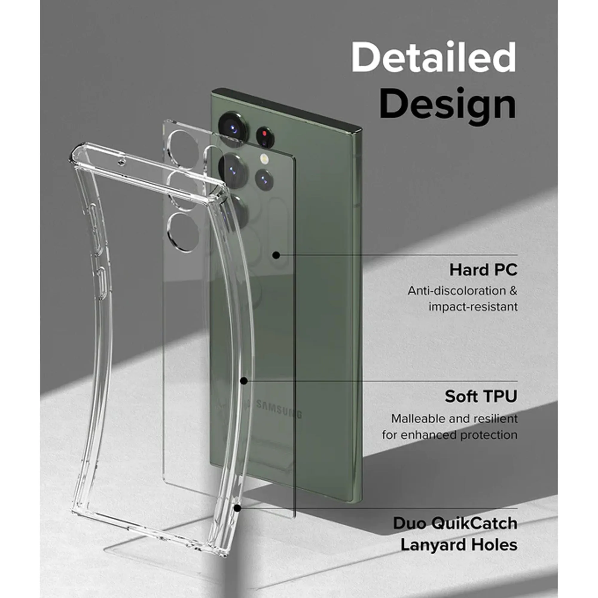 Ringke Fusion Case for Samsung Galaxy S23 Ultra - Clear (Barcode : 8809919300322 )