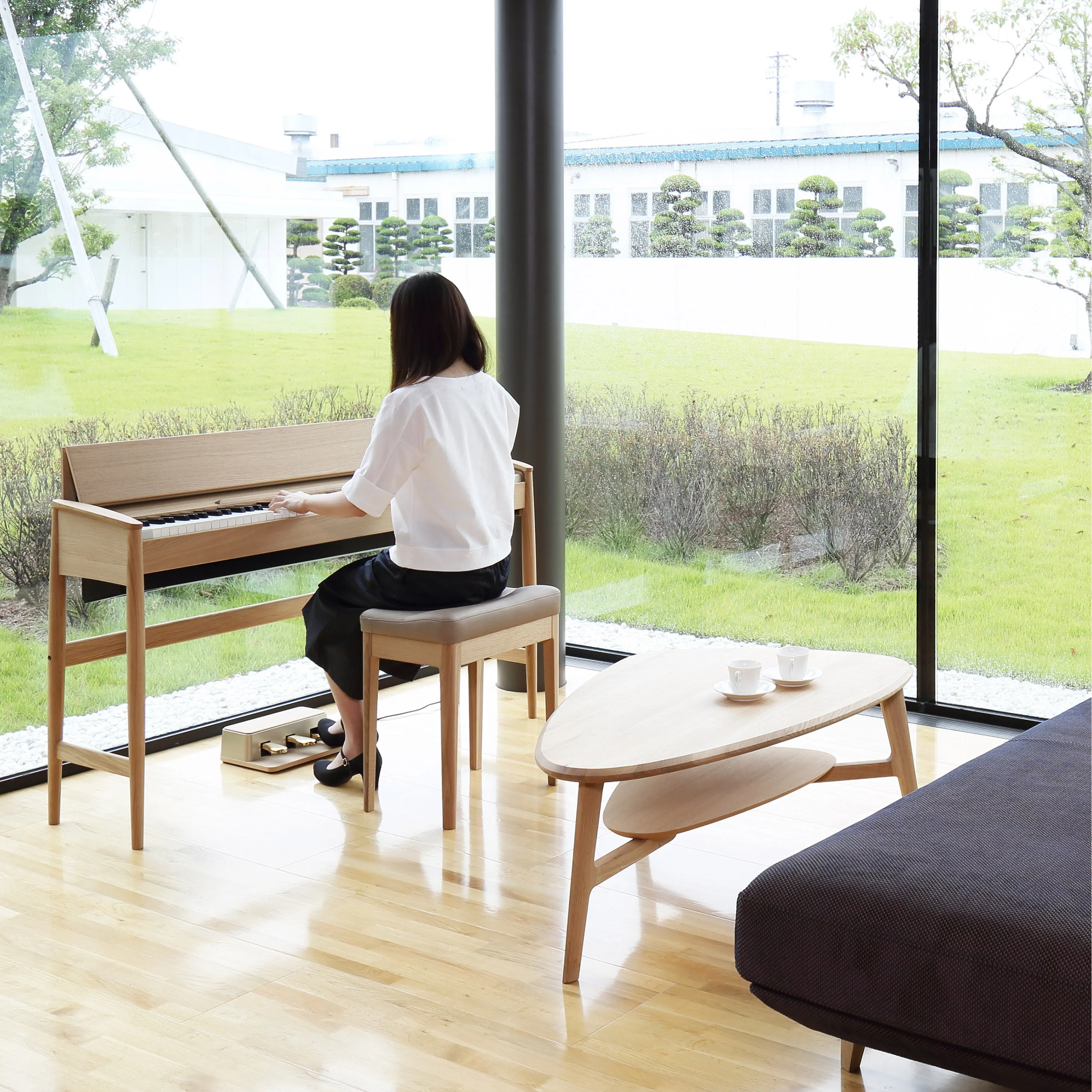 Roland Kiyola Piano in Oak Wood - Model KF-10