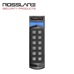 Rosslare - G6370B - Open to Secure Multi-Format Keypad Reader w/ Pigtail - MIFARE Plus - 13.56 MHz RFID - 6-16 VDC - IP65