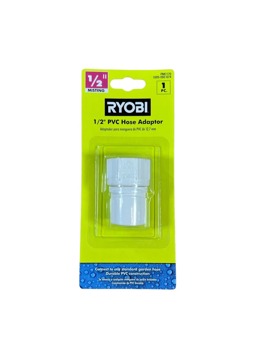 RYOBI 1/2 in. PVC Hose Adaptor