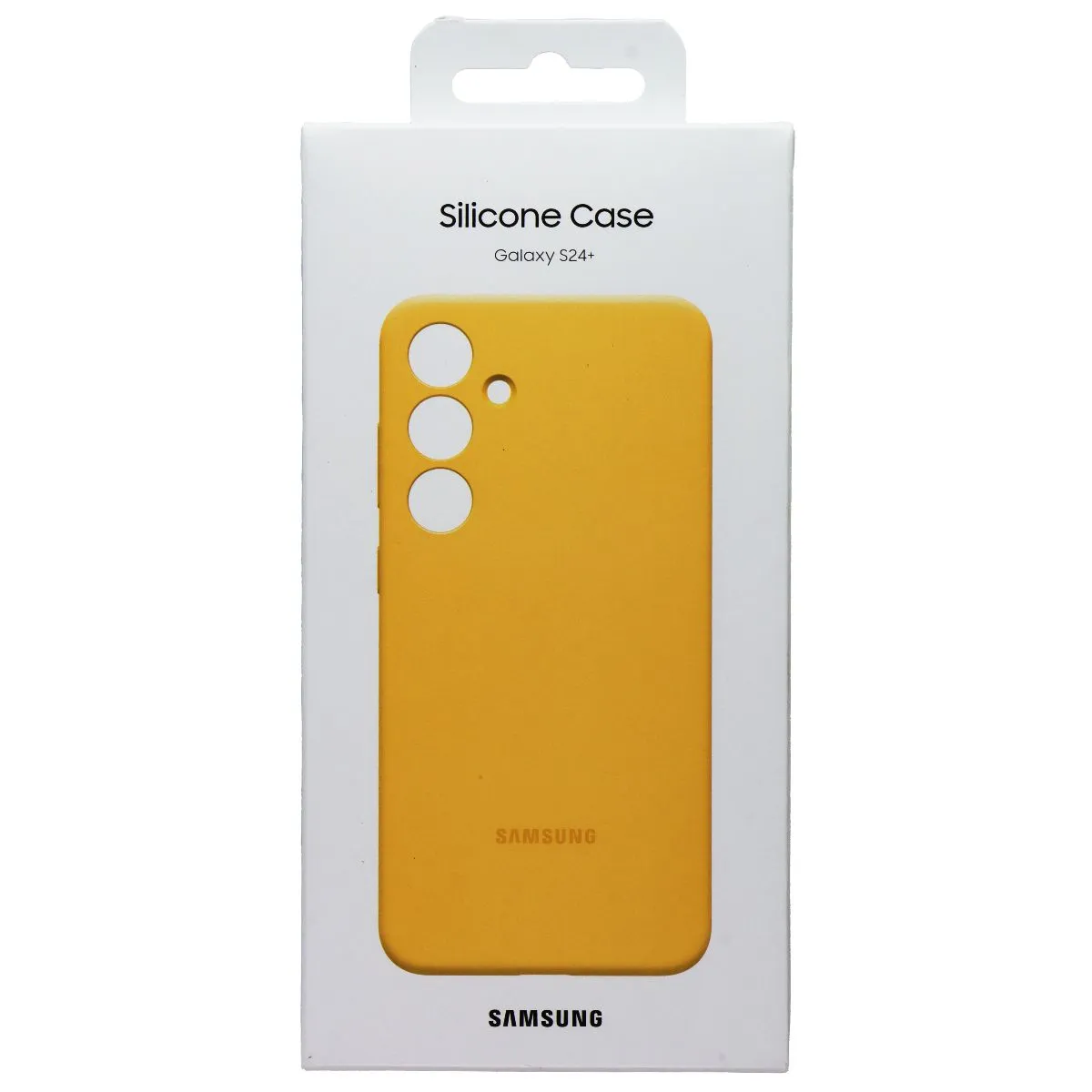 Samsung Official Silicone Case for Samsung Galaxy S24  (Plus) - Yellow