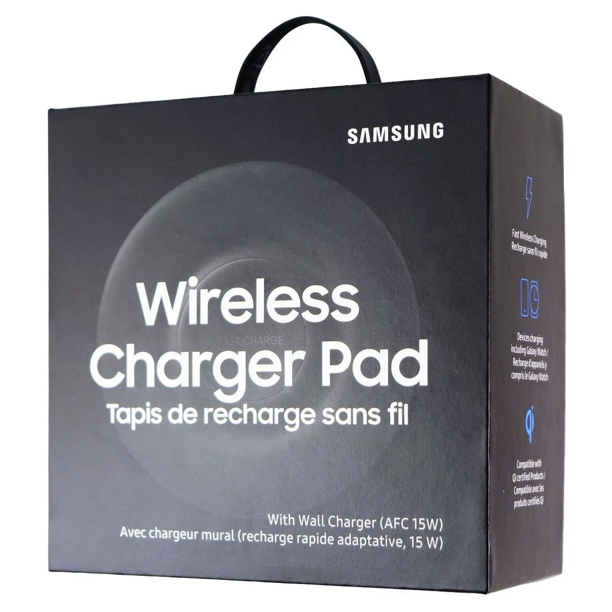 Samsung Wireless 15-Watt Charger Stand for Qi Devices - Black (EP-N5100)