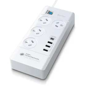 Sansai 4 Sockets USB-A/USB-C Powerboard