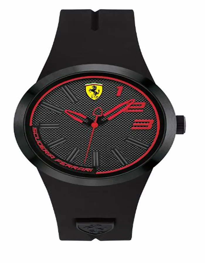 Scuderia Ferrari FXX Watch - Black TR90 Stainless Steel - Black Silicon Strap