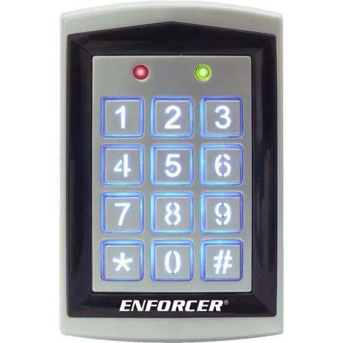 Seco-Larm - Access Control Digital Keypad - 1010 Users - Weatherproof - Sealed Housing - w/ PROX Card Reader - Outdoor