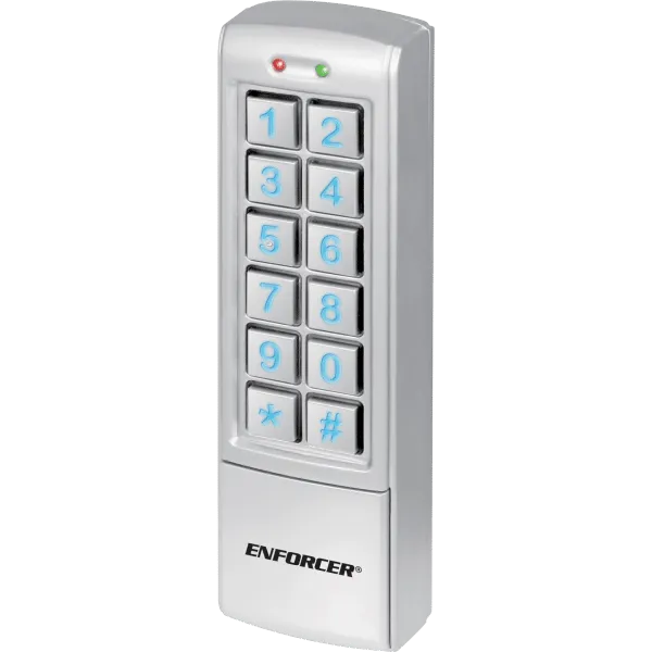 SECO-LARM SK-2323-SPQ Mullion-Style Digital Access Keypad – Adds Built-In Proximity Card Reader