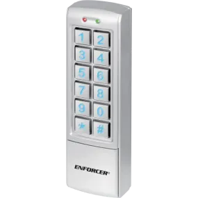 SECO-LARM SK-2323-SPQ Mullion-Style Digital Access Keypad – Adds Built-In Proximity Card Reader