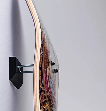 Skateboard Wall Mount | Smoke