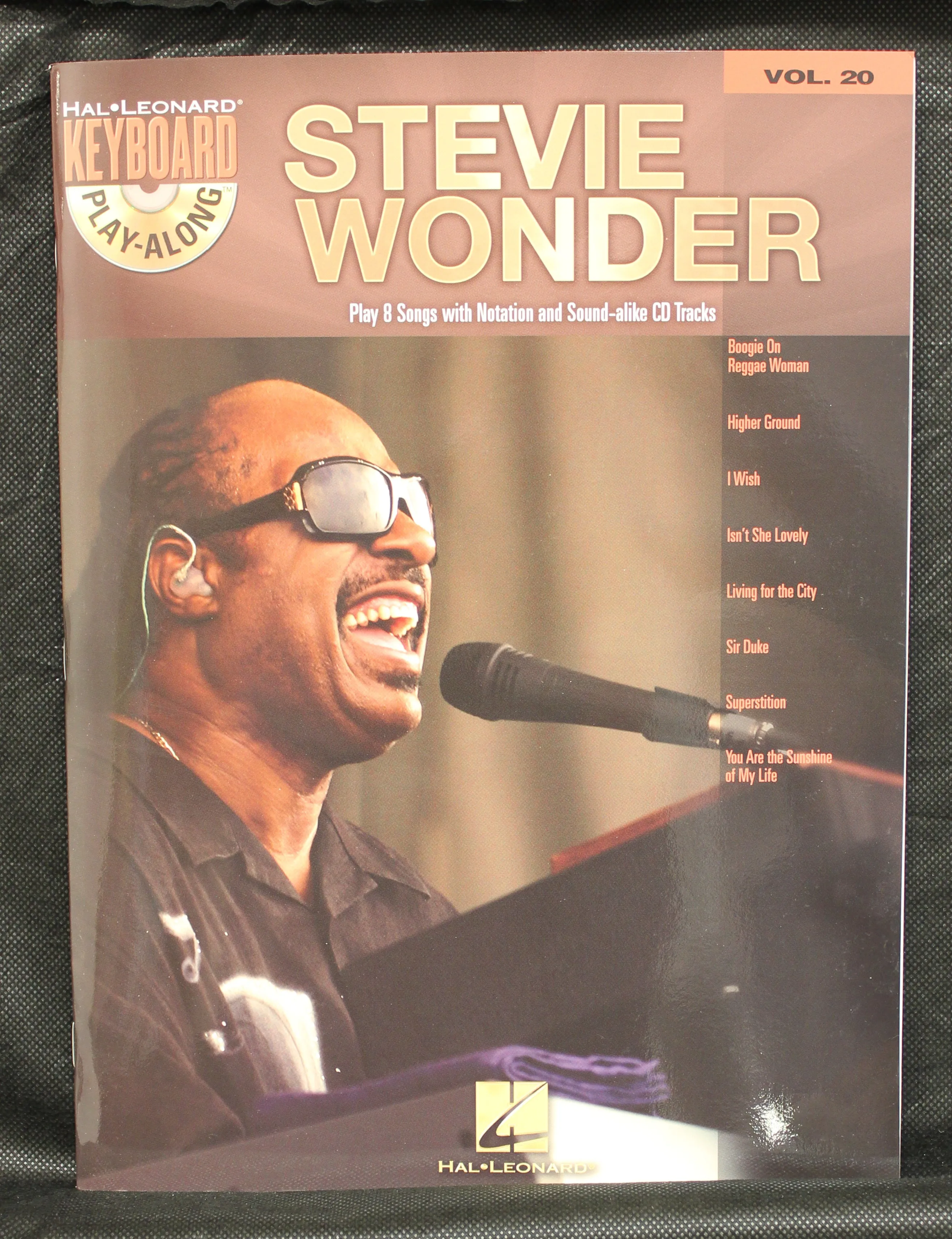 Stevie Wonder Keyboard Play-Along Volume 20 Songbook