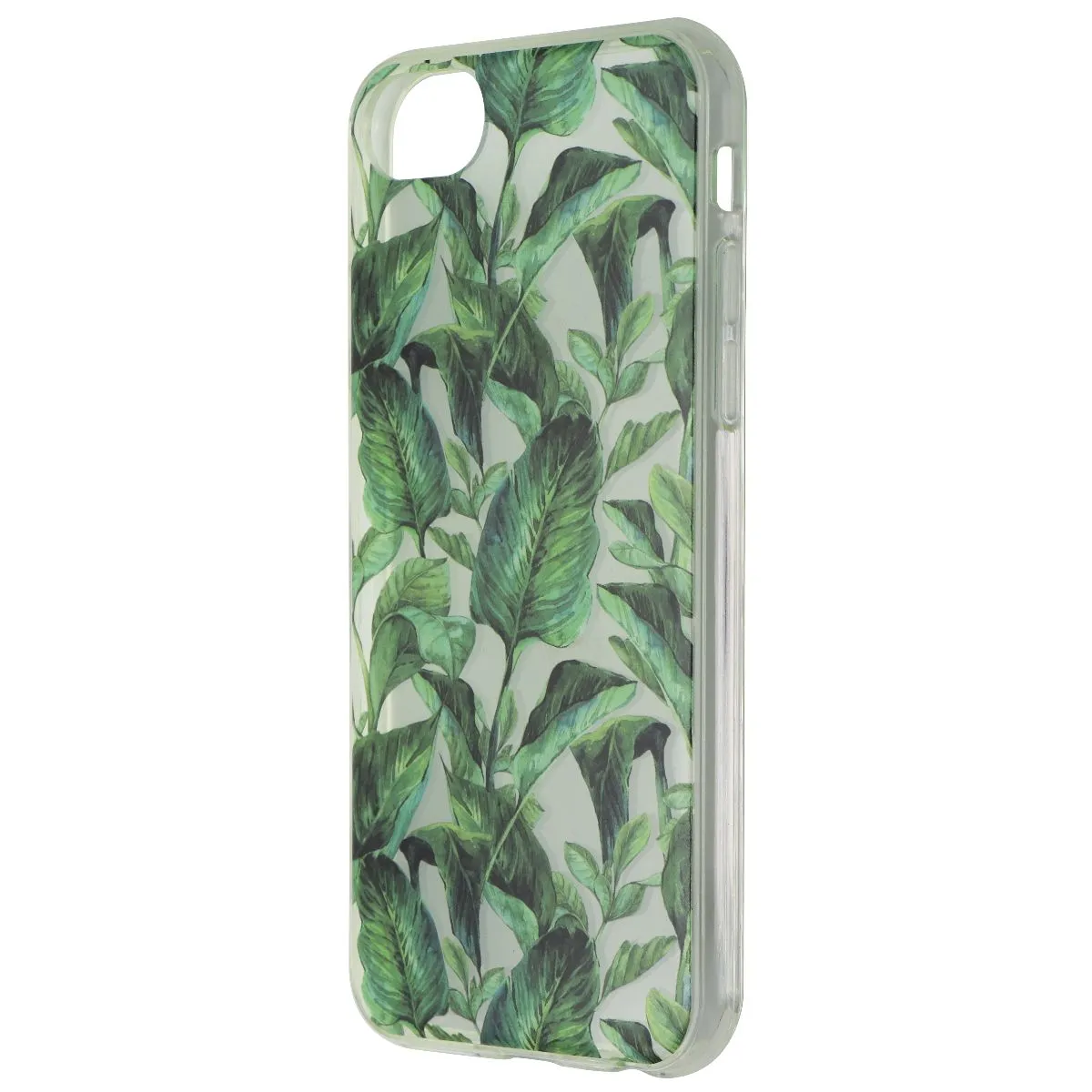 StrongnFree Hard Case for Apple iPhone 7/6s/6 - Clear/Green Leaves