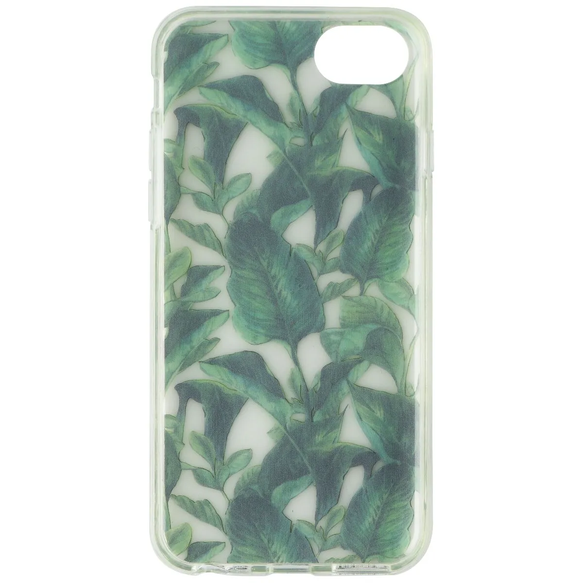 StrongnFree Hard Case for Apple iPhone 7/6s/6 - Clear/Green Leaves