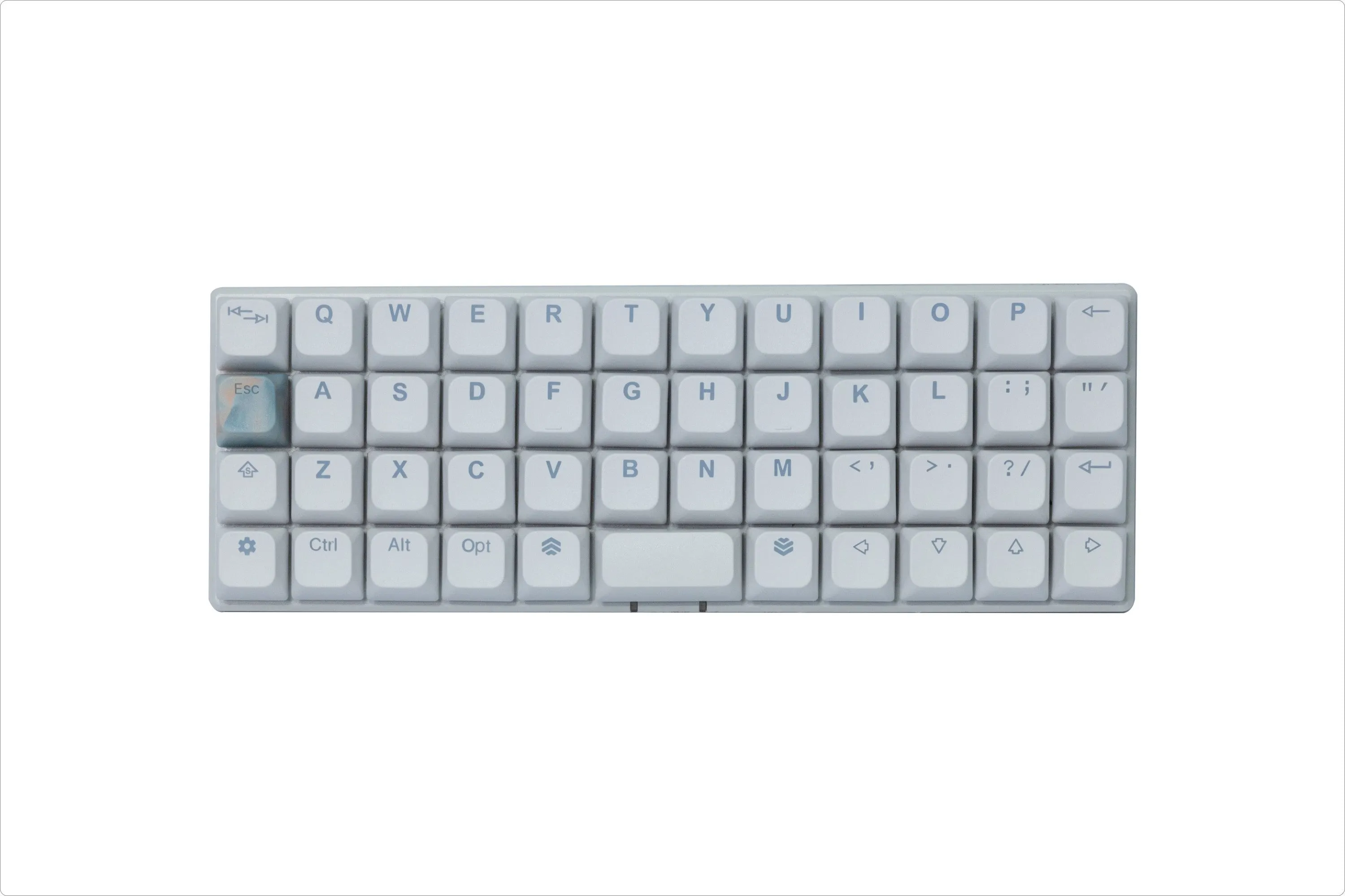 Tai-Hao BOBO Uniform Profile Backlit Doubleshot Keycap Set - Coastal Blue