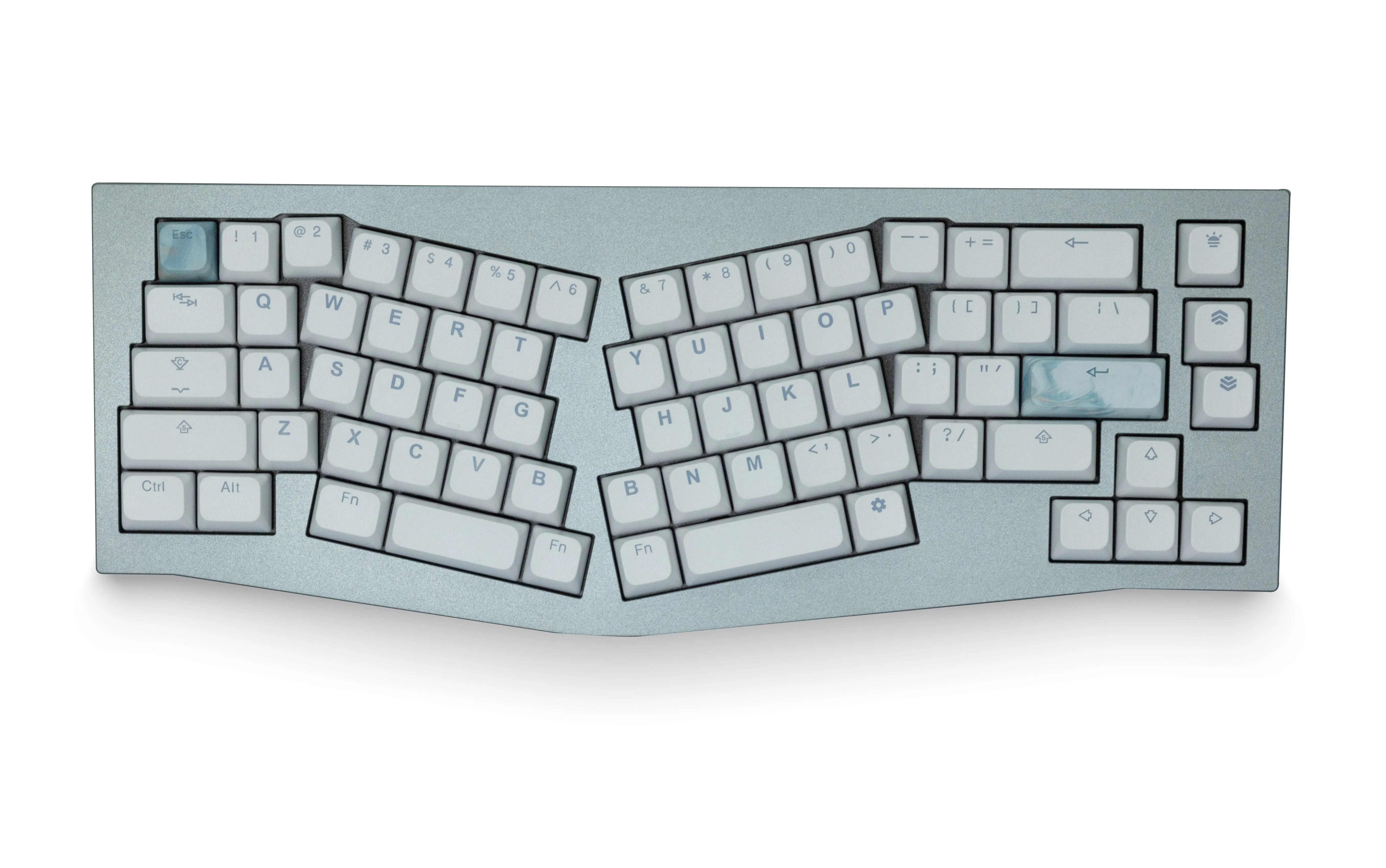 Tai-Hao BOBO Uniform Profile Backlit Doubleshot Keycap Set - Coastal Blue