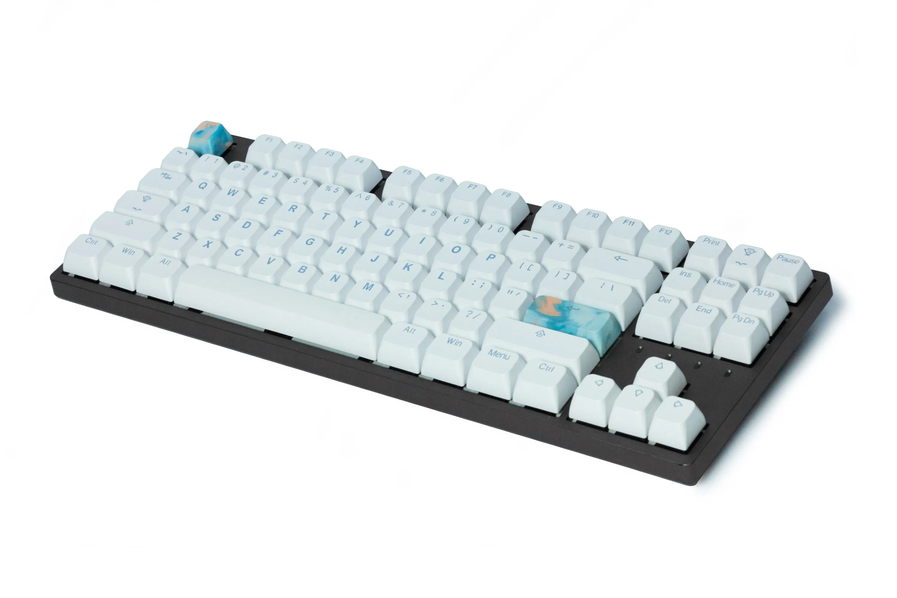 Tai-Hao BOBO Uniform Profile Backlit Doubleshot Keycap Set - Coastal Blue