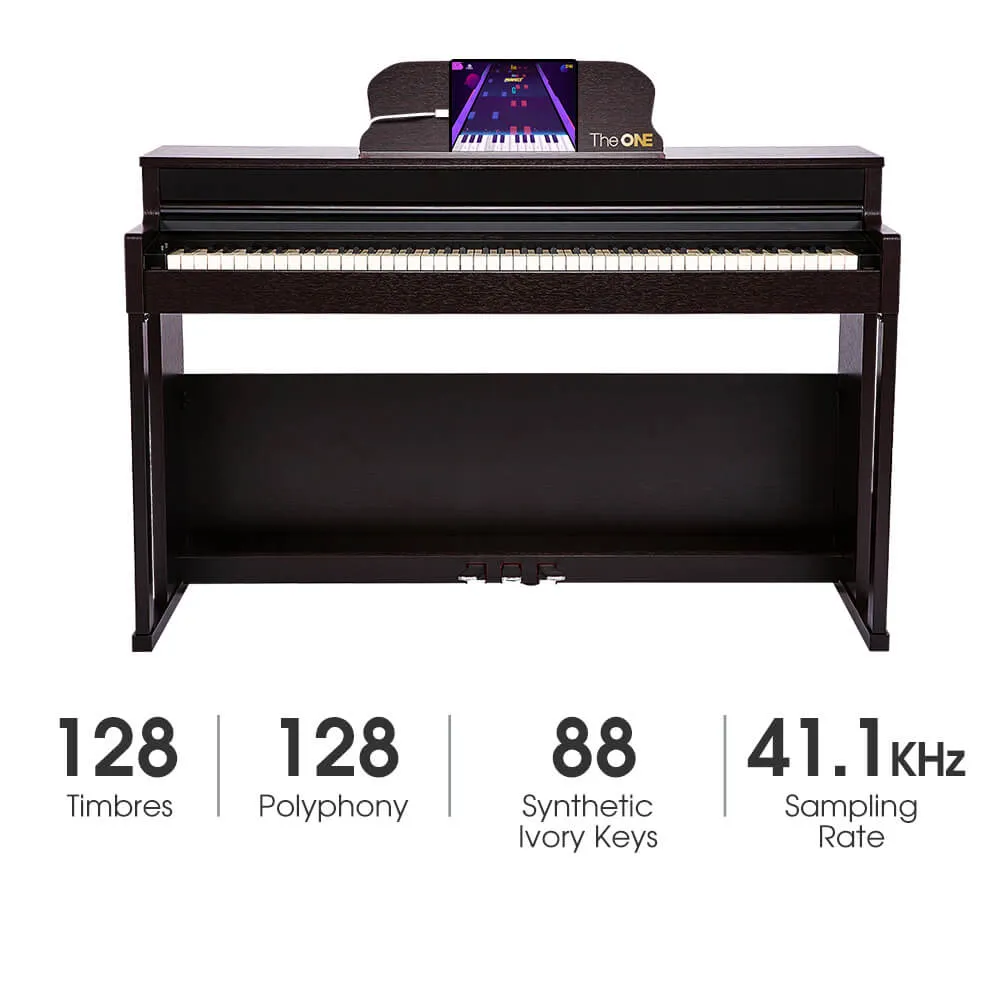 The ONE TOP2 Smart Piano Pro, Escapement 88 Keys Graded Hammer Action Weighted Home Piano