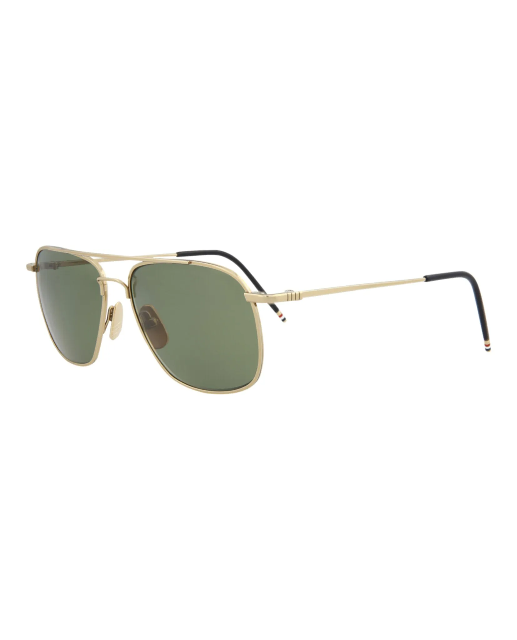 Thom Browne Aviator-Frame Metal Sunglasses