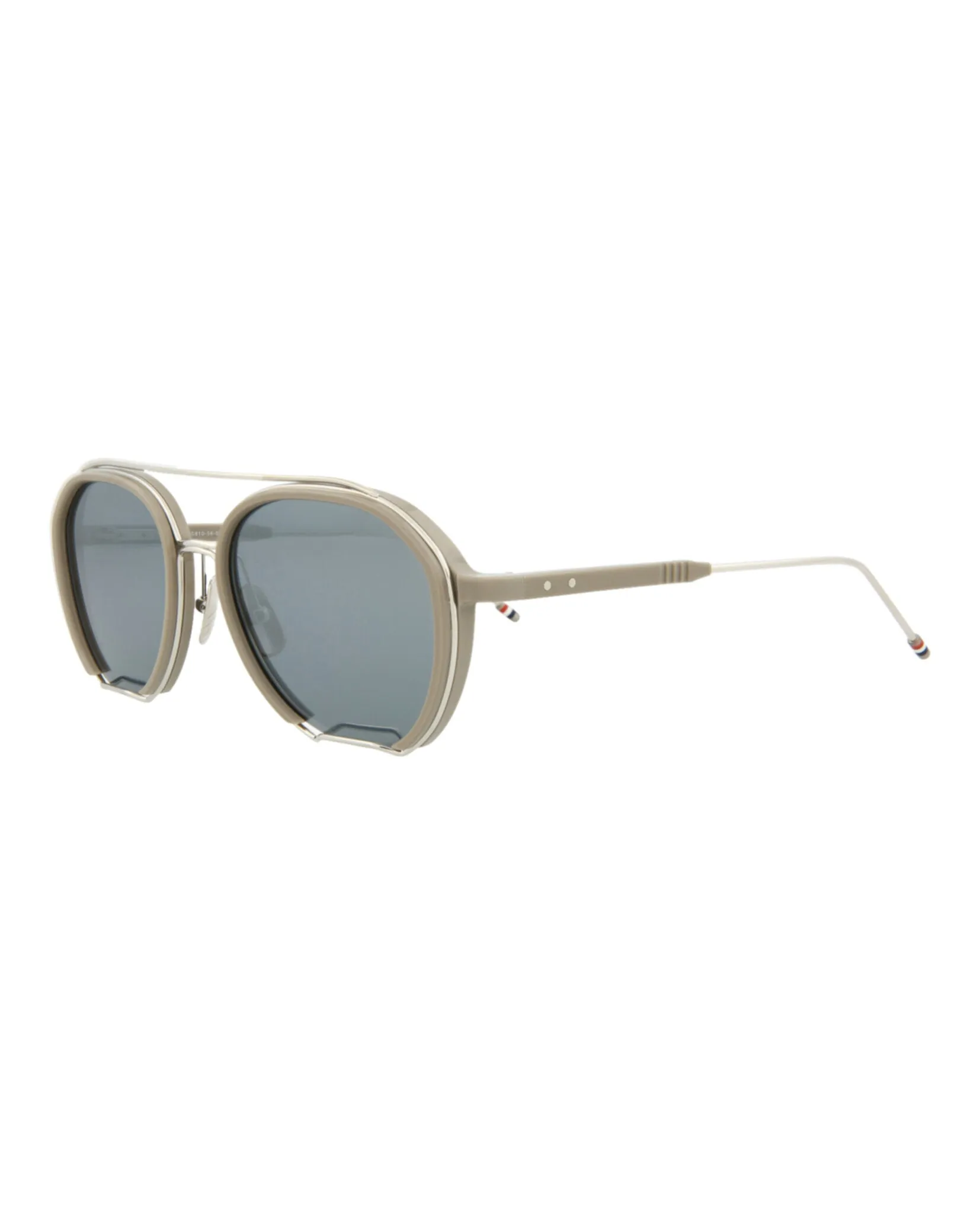 Thom Browne Aviator-Frame Metal Sunglasses