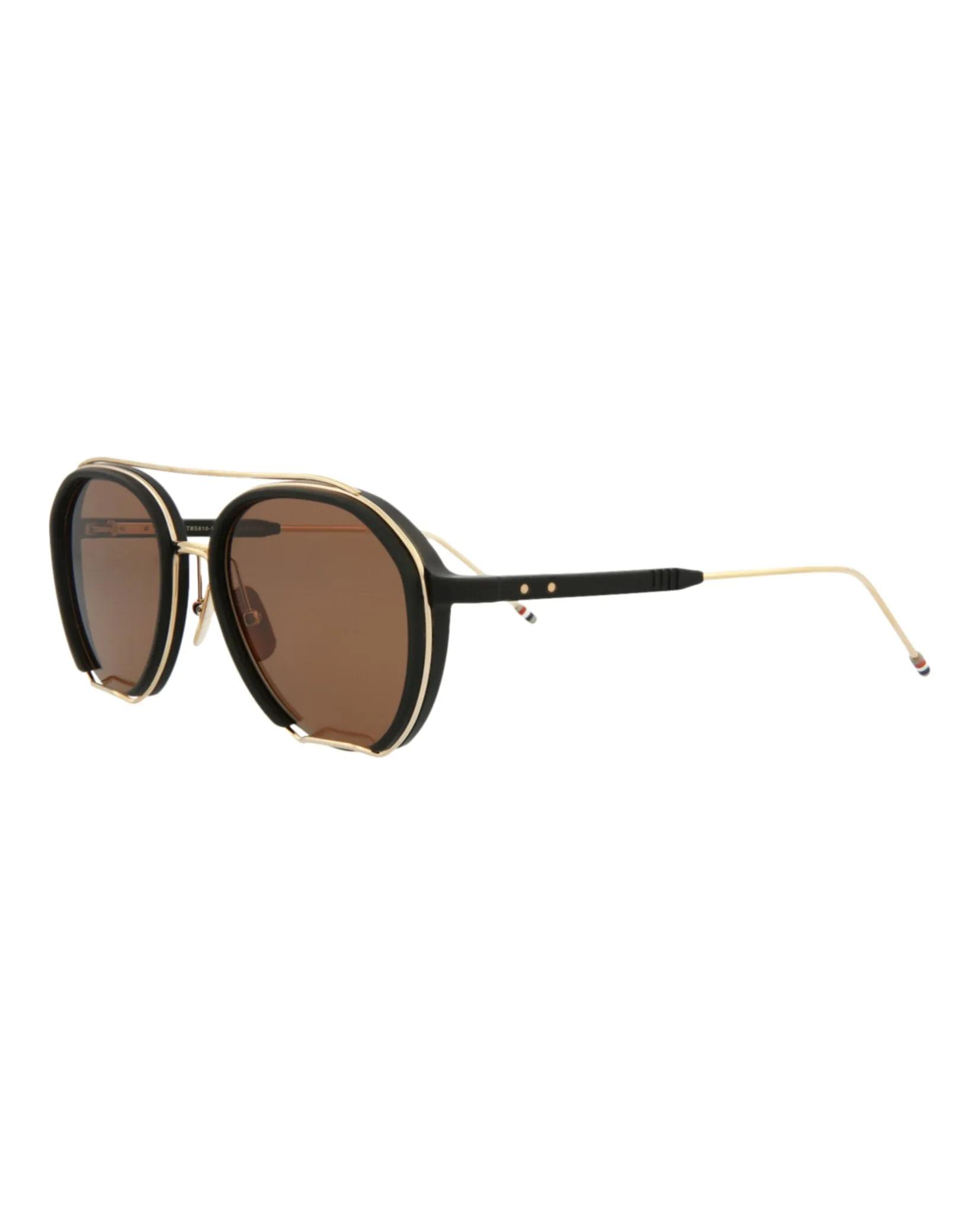 Thom Browne Aviator-Frame Metal Sunglasses