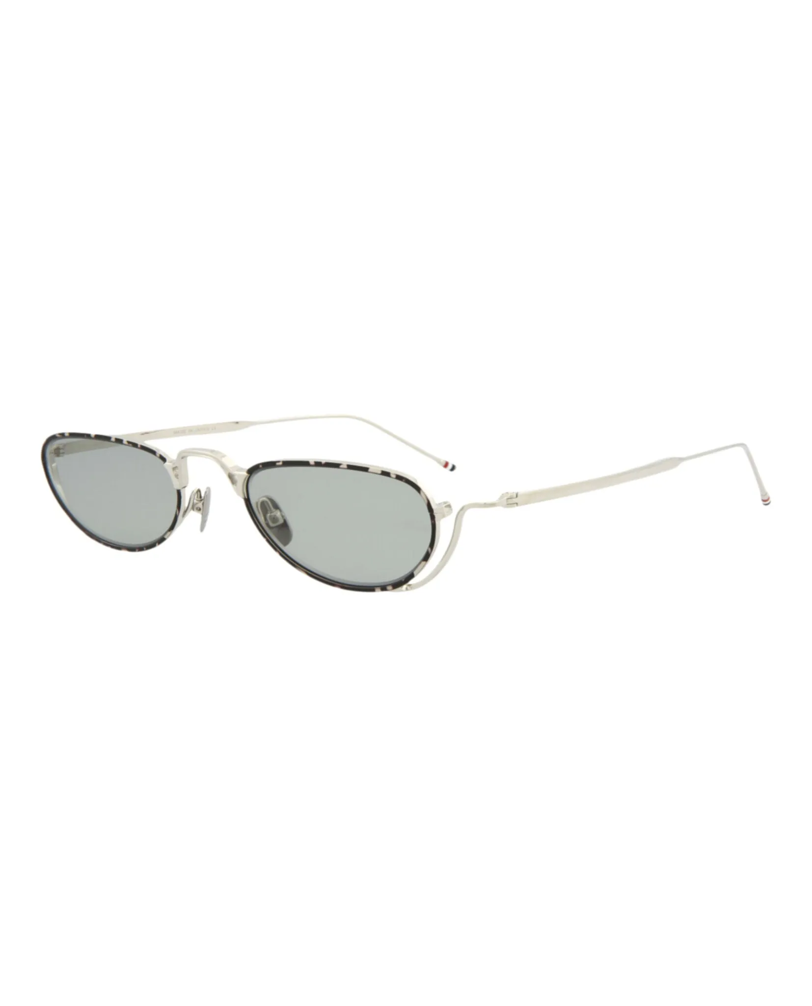 Thom Browne Round-Frame Metal Sunglasses