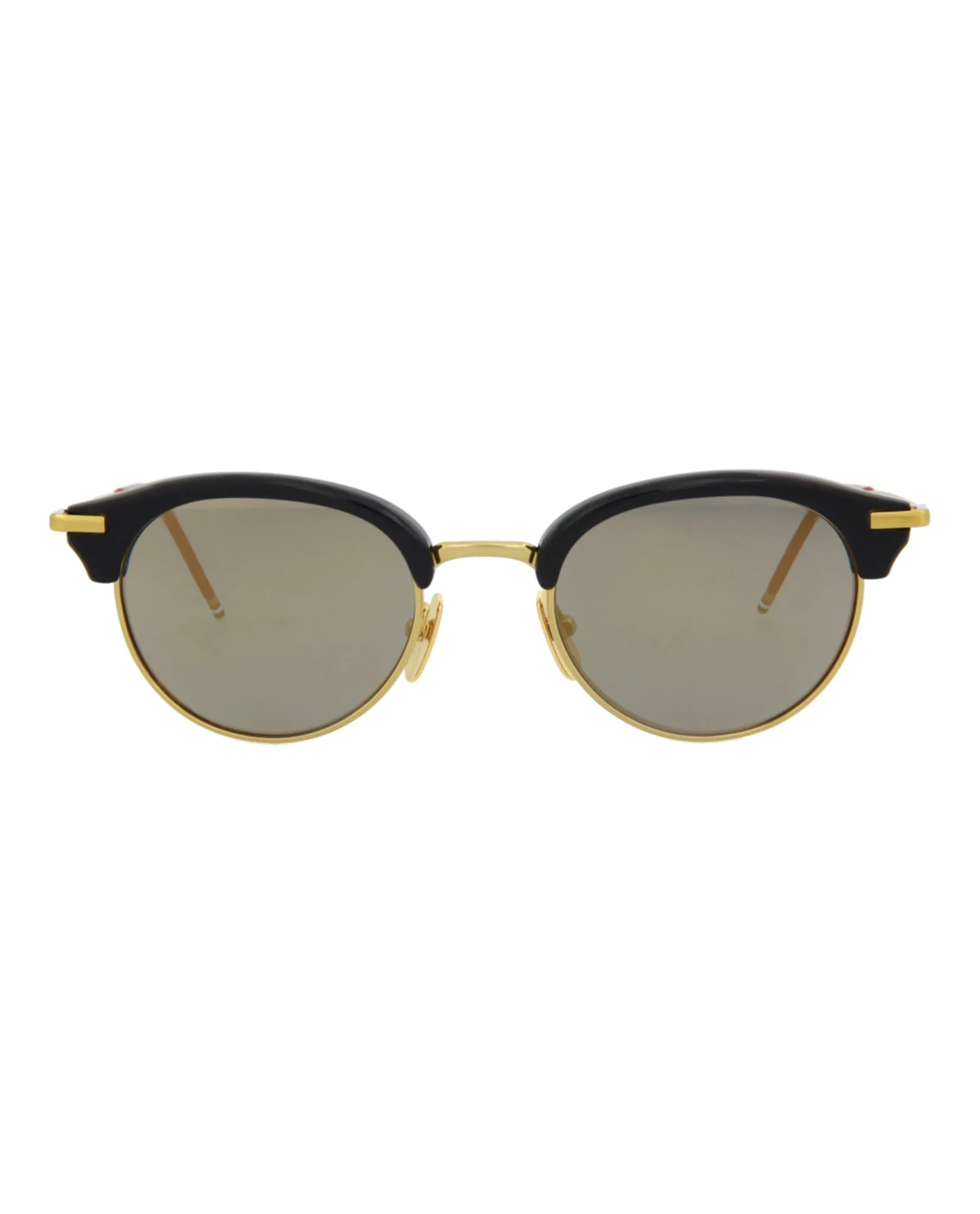 Thom Browne Round-Frame Metal Sunglasses