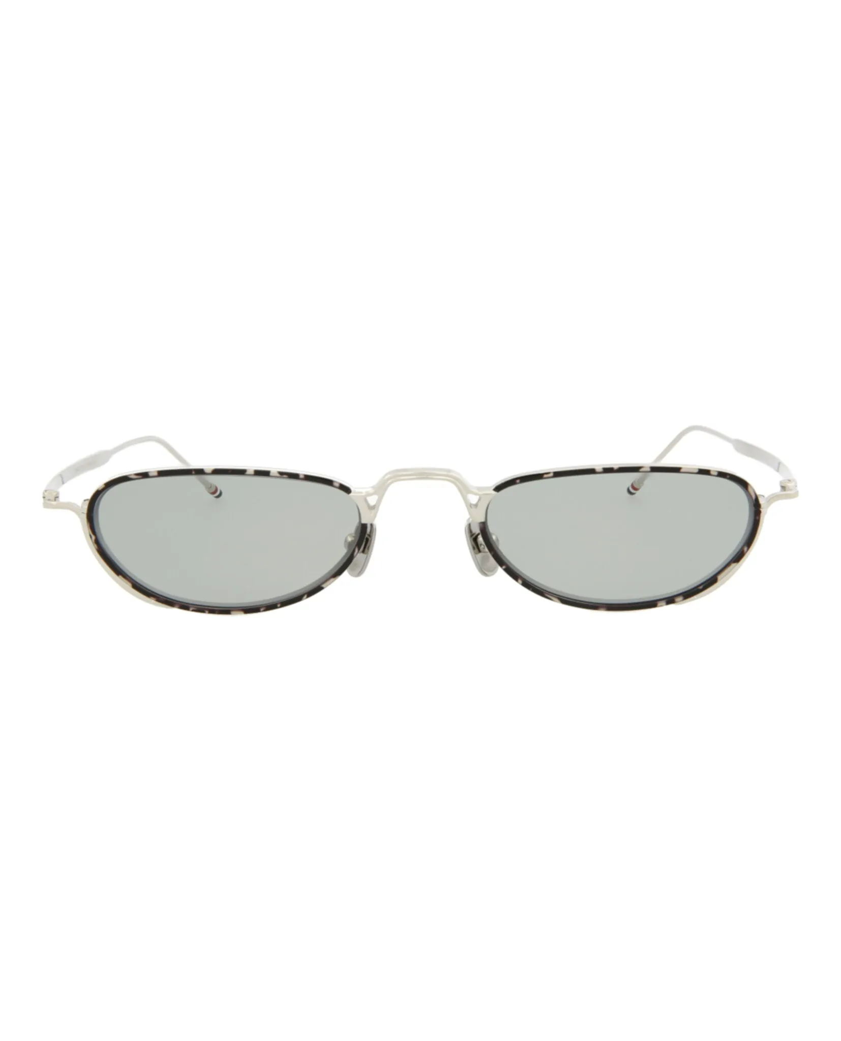 Thom Browne Round-Frame Metal Sunglasses