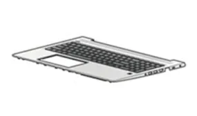 Top Cover W/ Keyboard Bl Itl