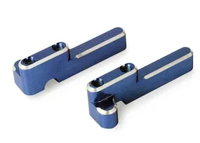 Traxxas Steering/Shift Servo Mounts - Blue Aluminum, 4918X