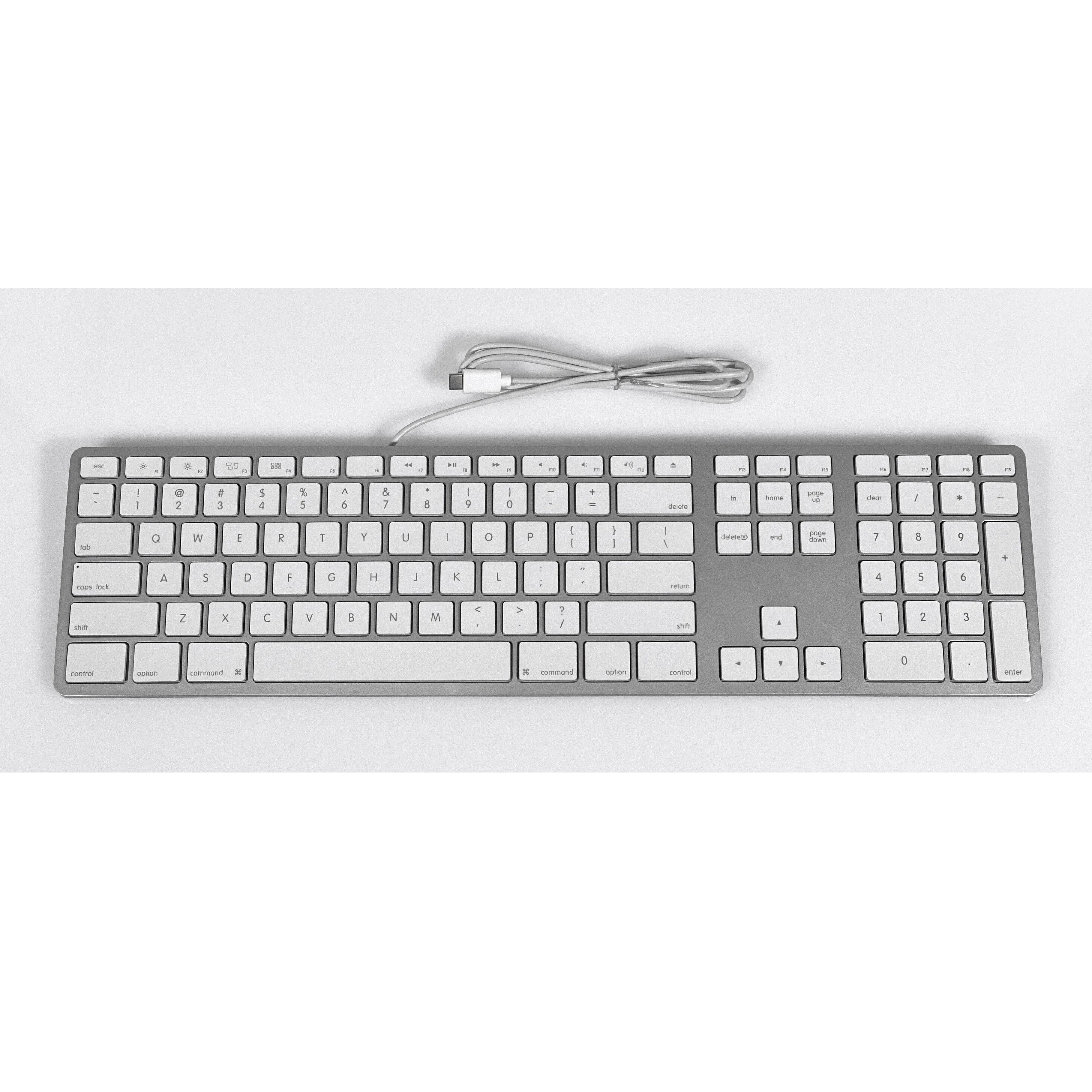 USB-C Keyboard for Mac - Silver